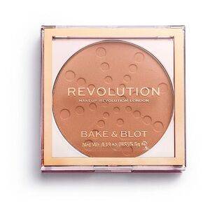 Revolution Bake & Blot Powder in Peach